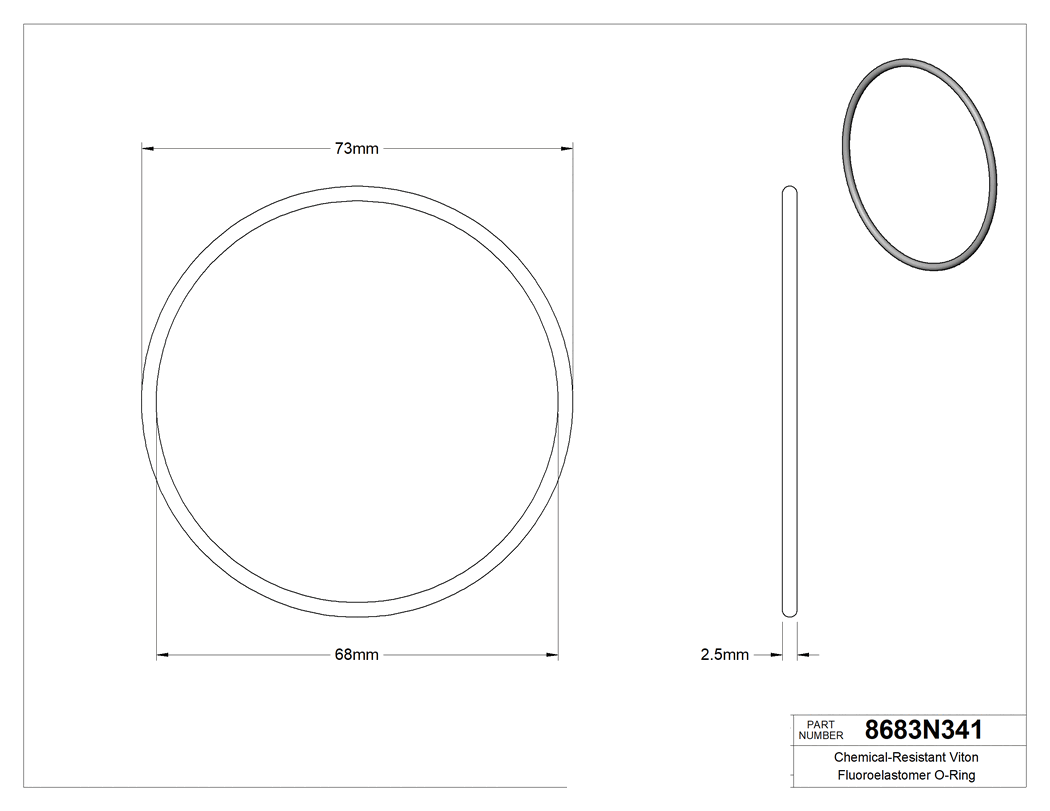 Technical drawing - 8683N341